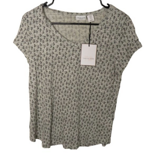 Tabitha‎ Webb linen hearts shirt